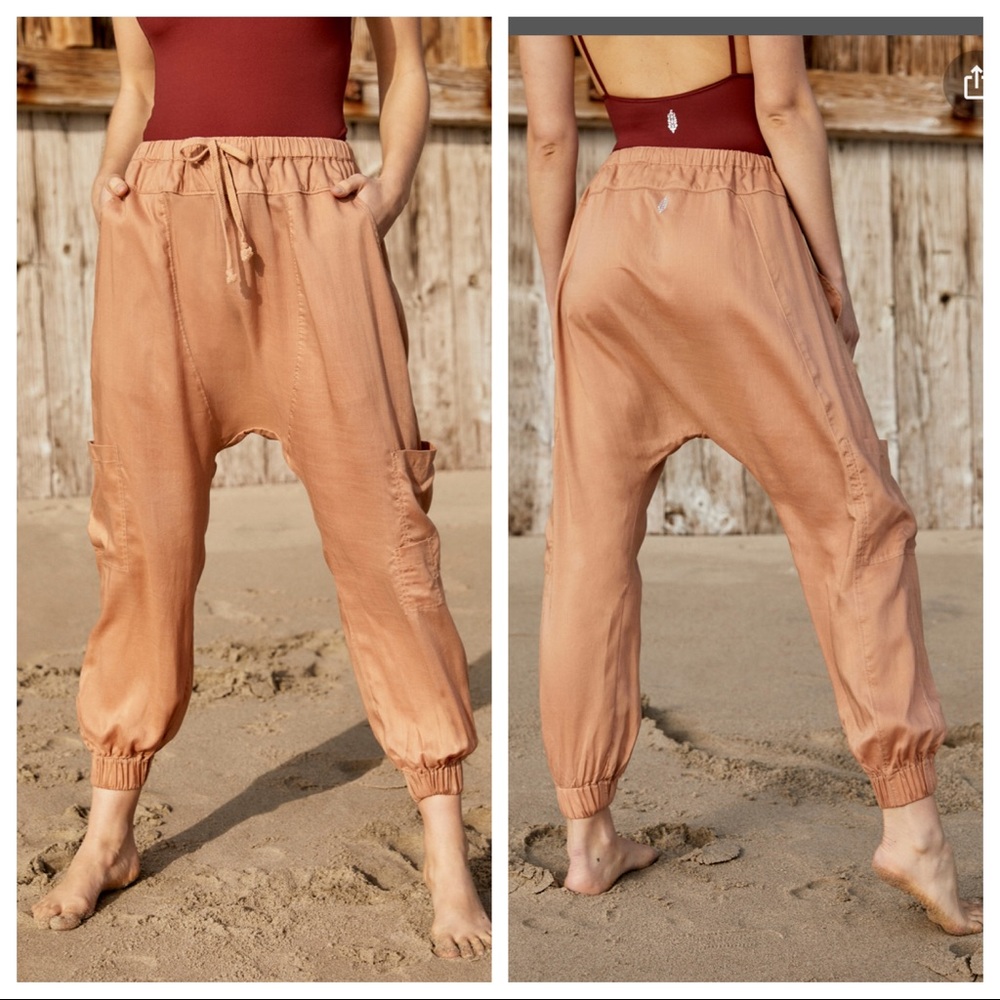 Free People Rise To The Sun Harem Cargo Pants